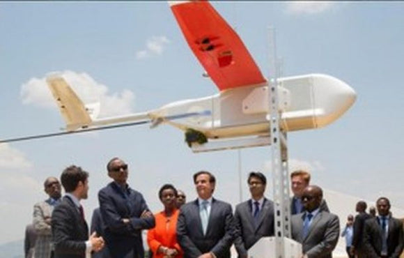 Ruanda lanza su primer servicio de envíos con drone