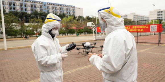 Robots, drones y vehículos autónomos, así combatió China el coronavirus