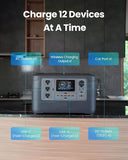 Estación de energía portátil de 1500W